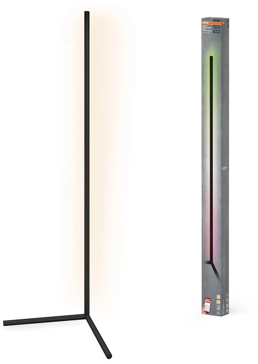 Osram SMART+ WiFi Vloerlamp RGB+TW 12W - Zwart
