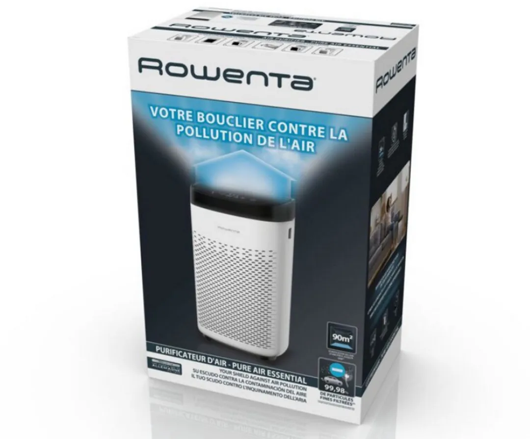 Rowenta Pure Air Essential PU2530 Luchtzuiveraar - 50W - Wit/Zwart