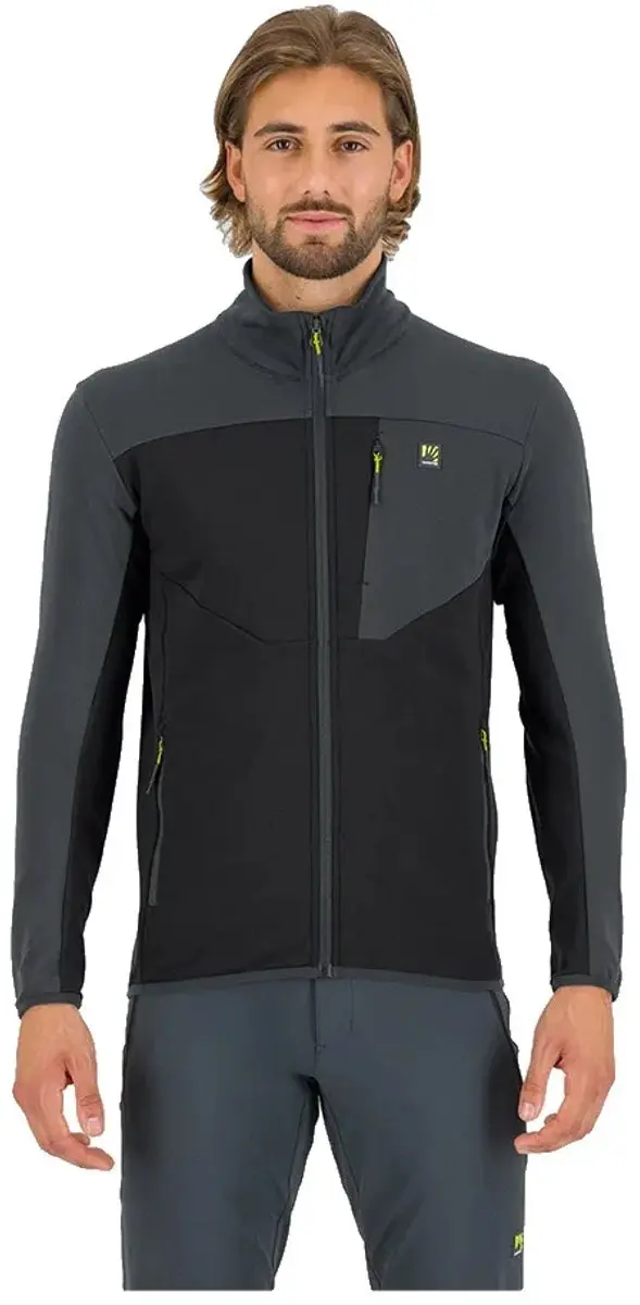 Karpos Bigontina Fleece Met Volledige Rits Zwart L Man