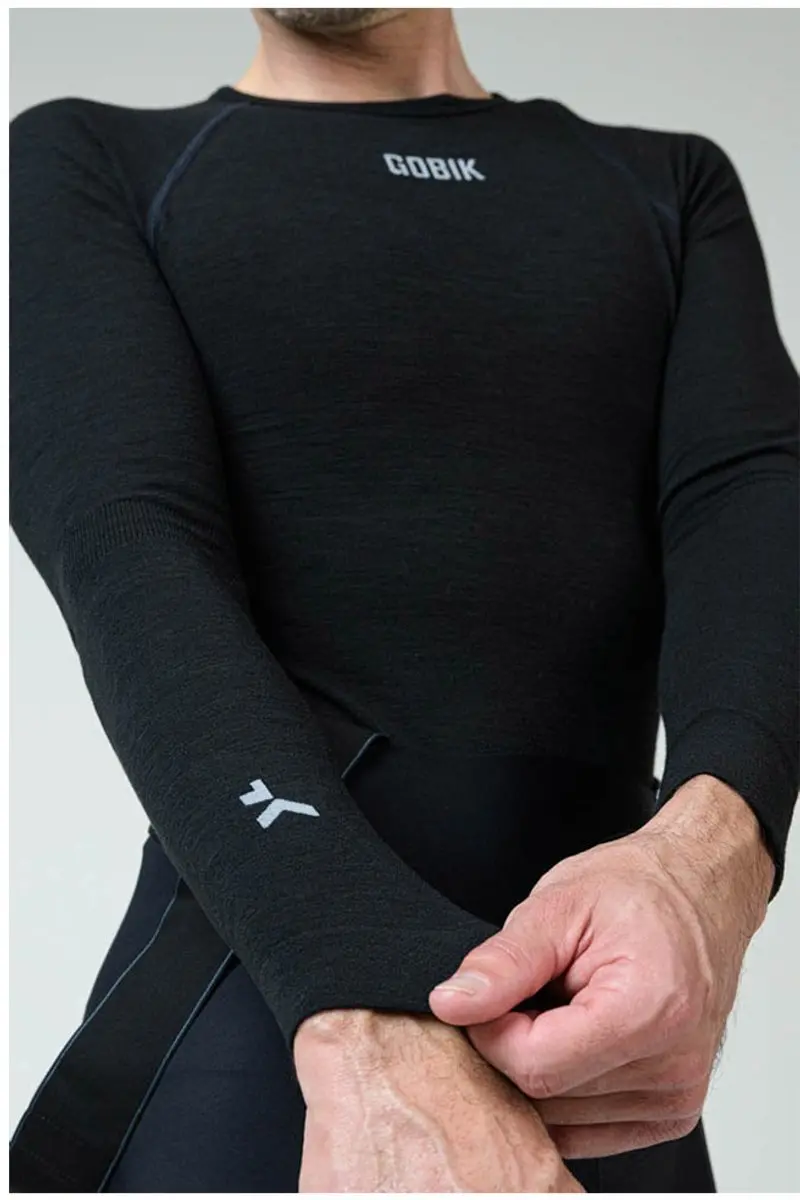 Gobik Winter Merino T-shirt Lange Mouwen - Zwart XS - afbeelding 6 van 6
