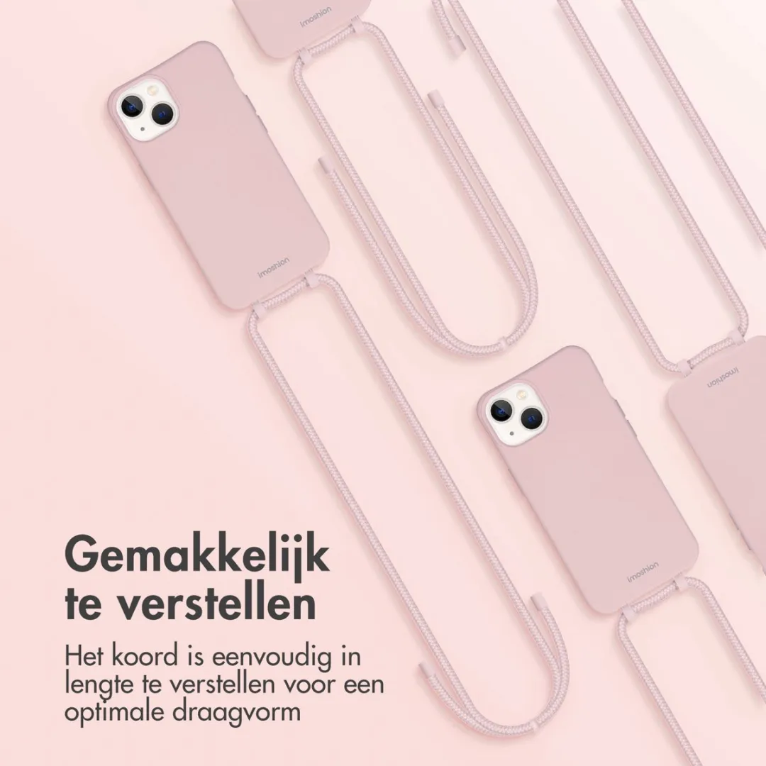 Imoshion Hoesje iPhone 13 Roze - met afneembaar koord