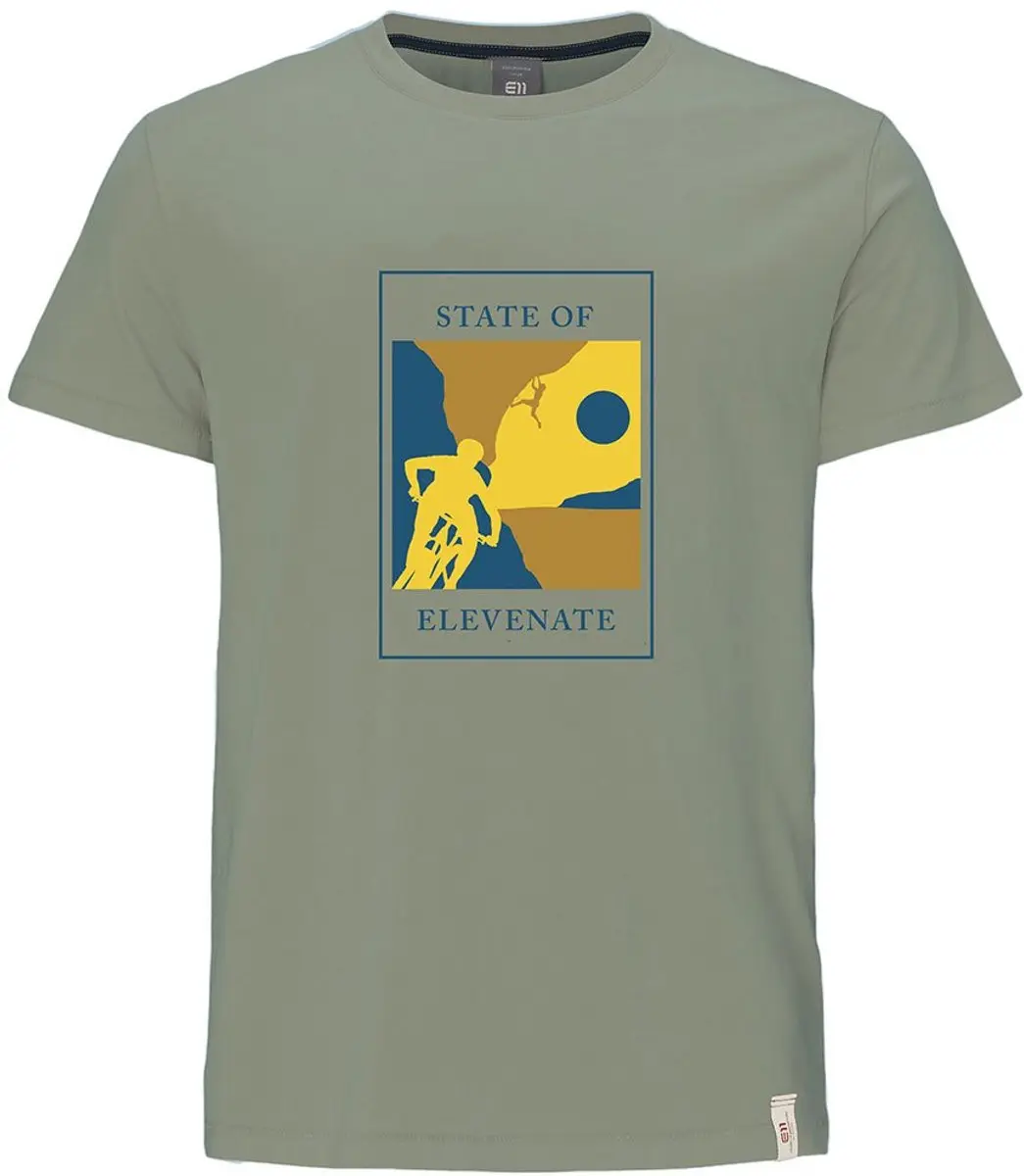 Elevenate Finale T-shirt Met Korte Mouwen Groen S Man