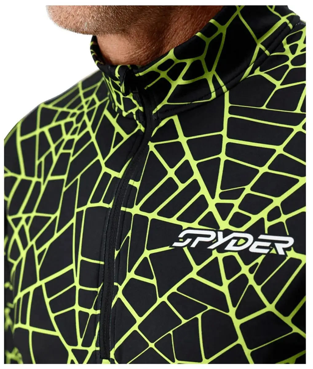 Spyder Podium Sweatshirt Halve Rits - Zwart - S - afbeelding 3 van 4