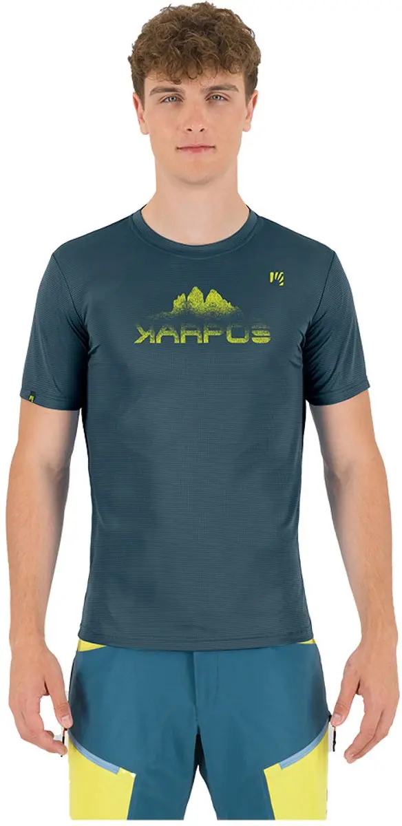 Karpos Loma Evo Print T-shirt Met Korte Mouwen Blauw 2XL Man