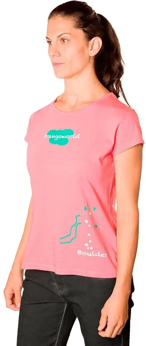 Trangoworld Berriel T-shirt Met Korte Mouwen Roze XL Vrouw