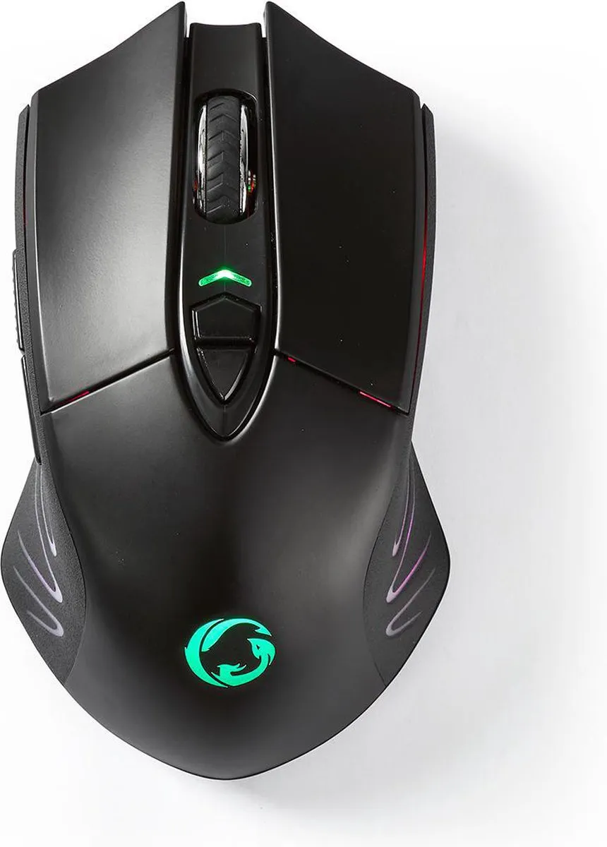 Nedis GMWS200BK Gaming Muis - Zwart - 7 Knoppen - RGB