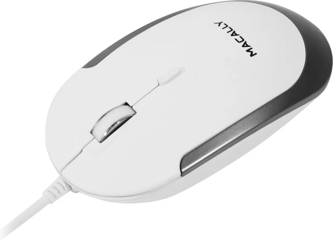 Macally DYNAMOUSE-W USB-muis - Wit