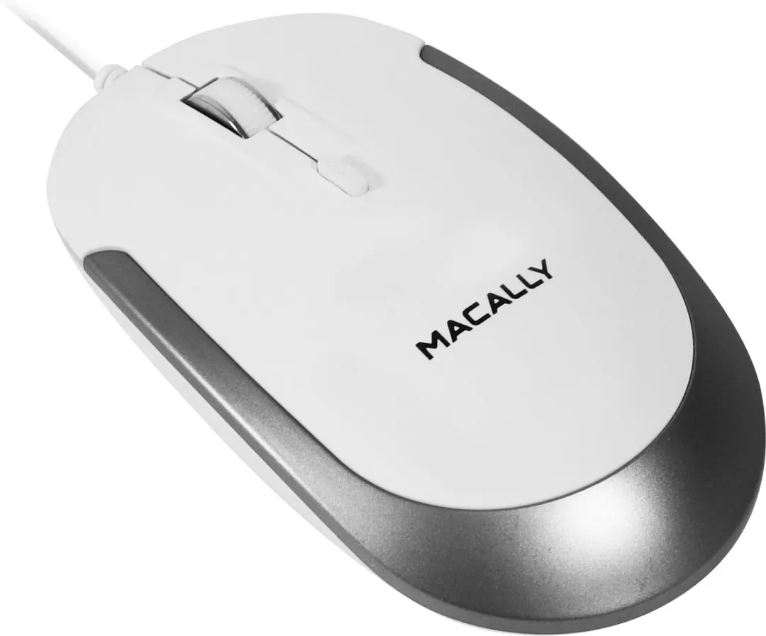 Macally DYNAMOUSE-W USB-muis - Wit