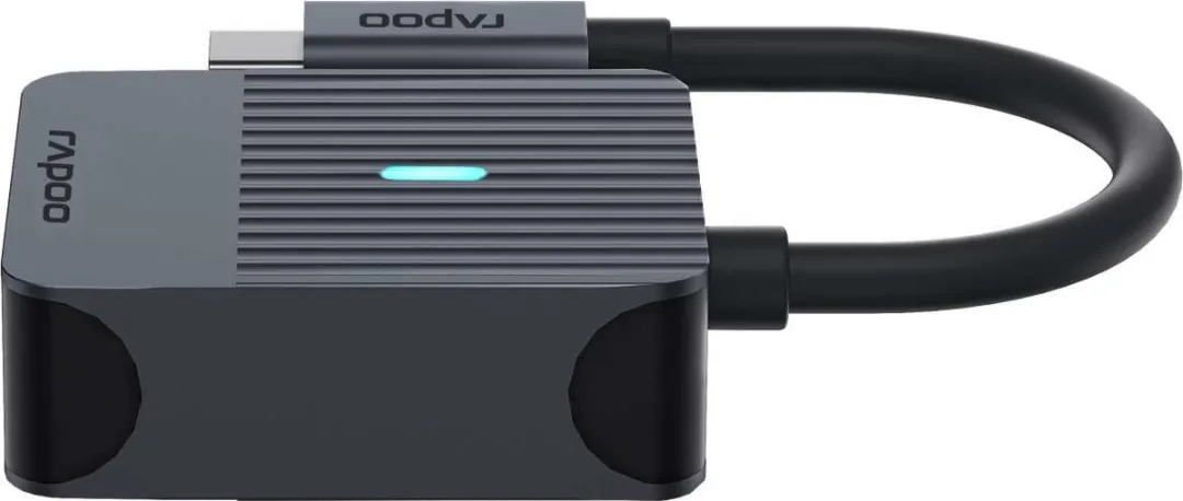 Rapoo UCA-1003 USB-C naar VGA Adapter - Donker Grijs - afbeelding 6 van 6
