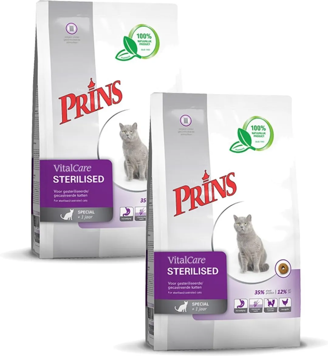 Prins Vitalcare Cat Sterilised Kattenvoer