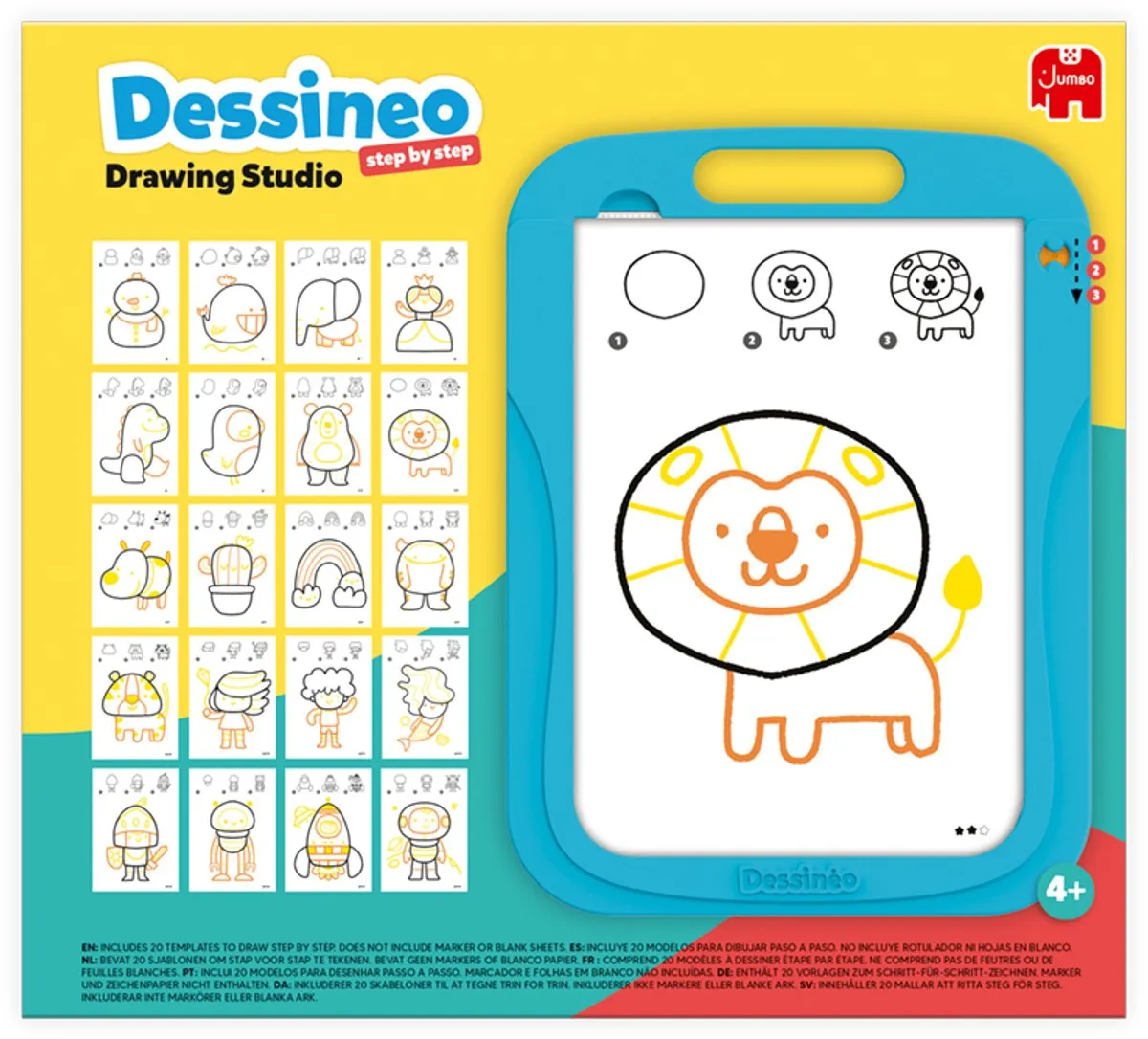 Jumbo Dessineo Tekenstudio Meerkleurig - 3x AAA