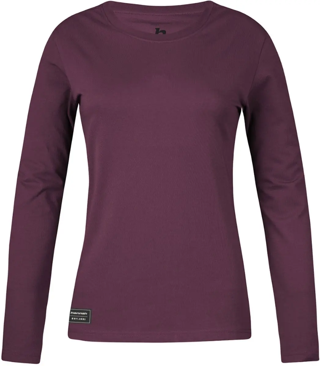 Hannah Alerin T-shirt Met Lange Mouwen Paars 40 Vrouw