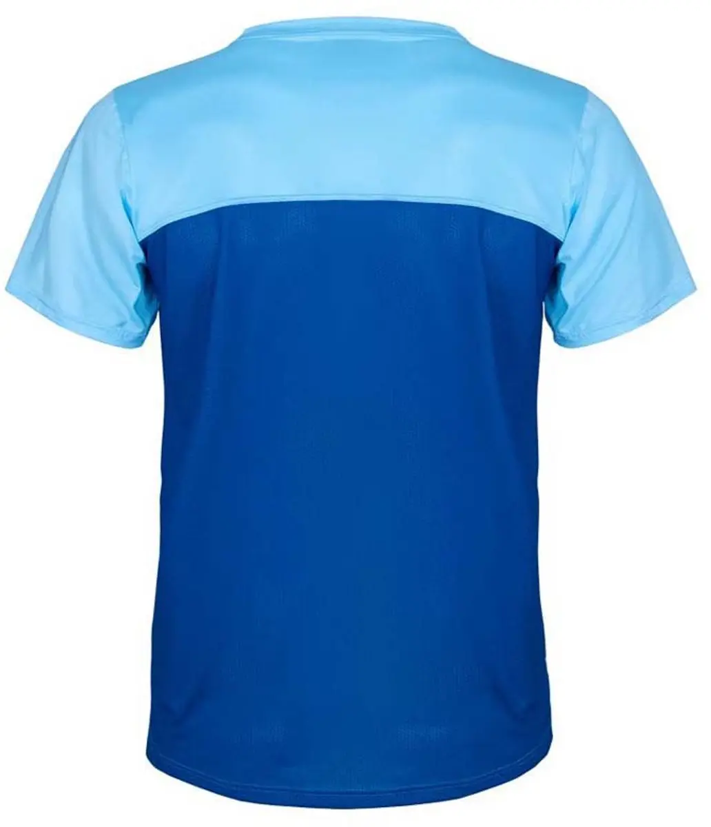 226ERS Color Block T-shirt Korte Mouw - Blauw - M - afbeelding 2 van 6
