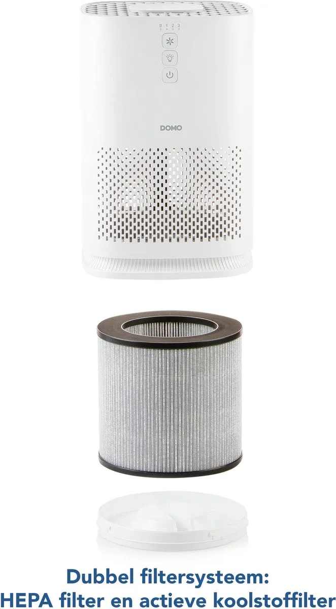 Domo DO264AP Luchtreiniger - HEPA - Wit