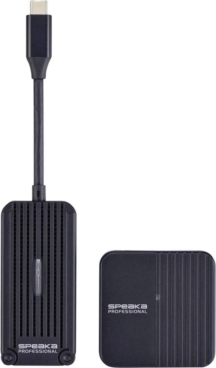 SpeaKa Professional SP-TR-300 Draadloos Presentatiesysteem - Zwart
