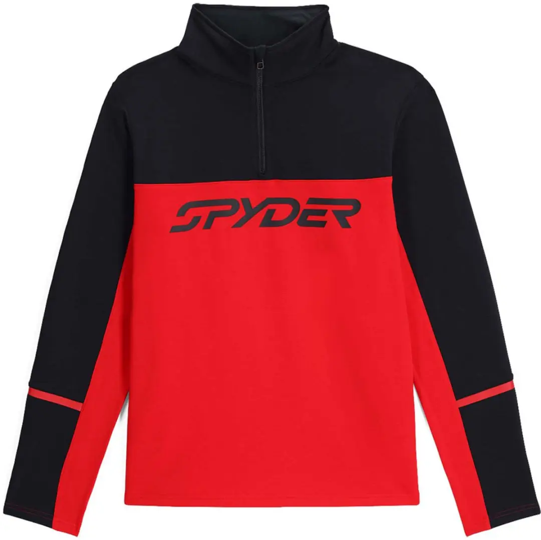 Spyder Speed Fleece 1/3 Zip Skipully Heren - Rood - M
