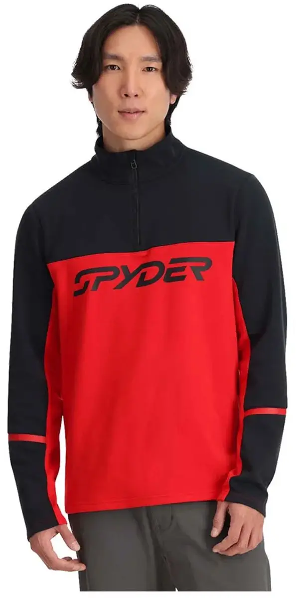 Spyder Speed Fleece 1/3 Zip Skipully Heren - Rood - M - afbeelding 4 van 6