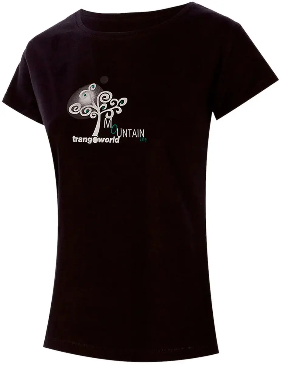 Trangoworld Tignes T-shirt Met Korte Mouwen Zwart S Vrouw