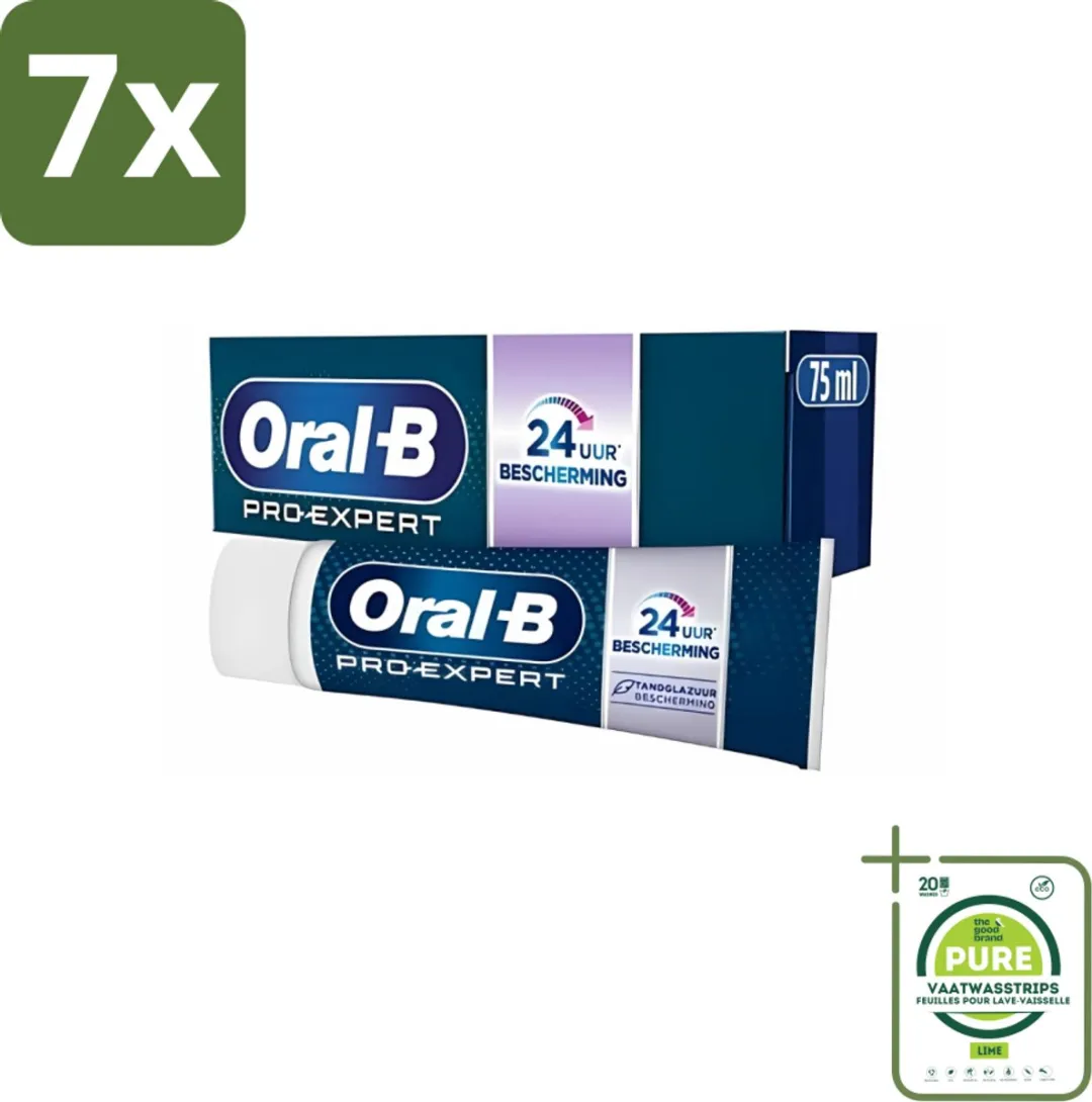 Oral-B Pro-Expert Sterk Glazuur Tandpasta 525ml - 7 Stuks