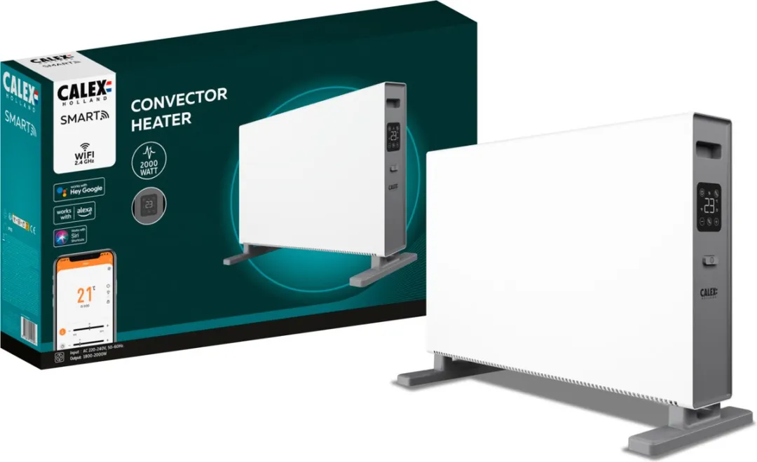 Calex 5701000100 Slimme Convector Verwarming 2000W