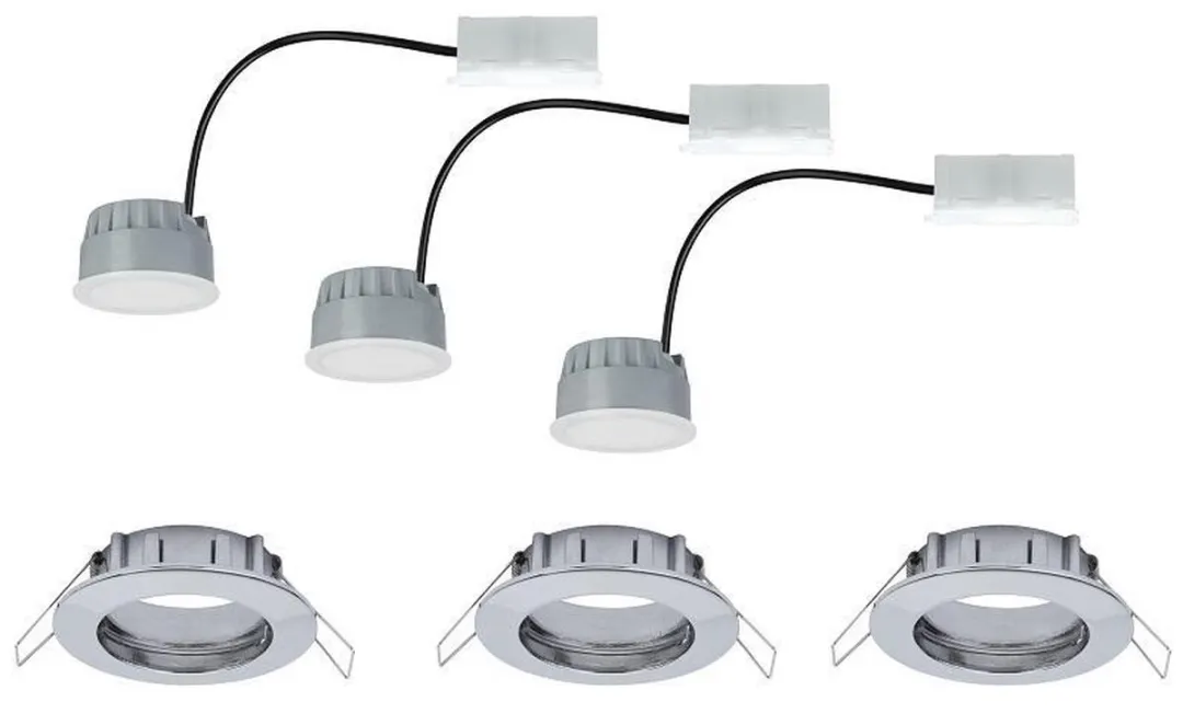 Paulmann 93960 Coin LED-lamp - Dimbaar - 3 Stuks
