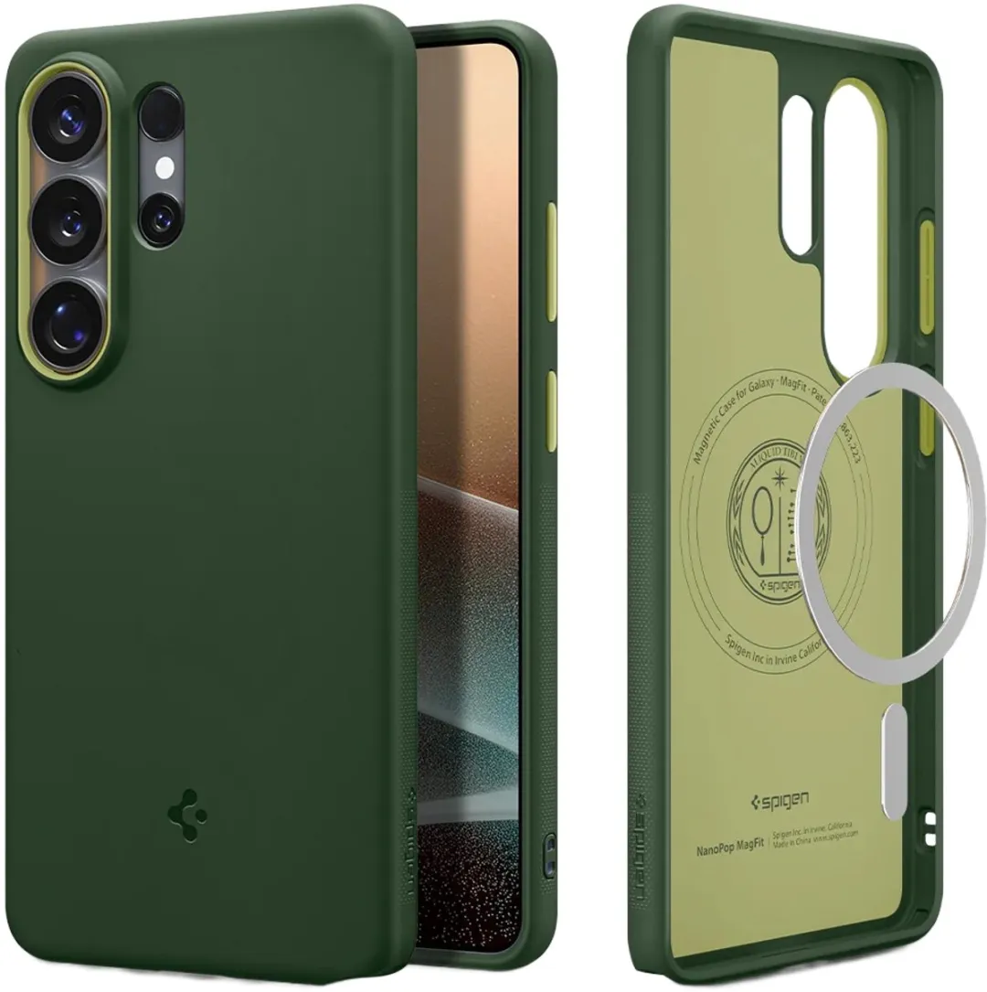 Spigen Nano Pop MagFit Backcover S26 Ultra - Avo Green - 8800337241600