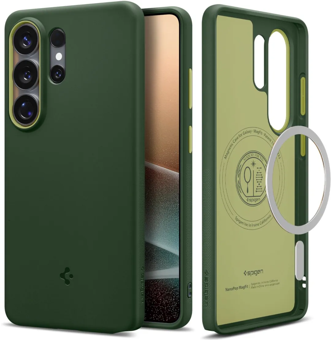 Spigen Nano Pop MagFit Backcover S26 Ultra - Avo Green - 8800337241600