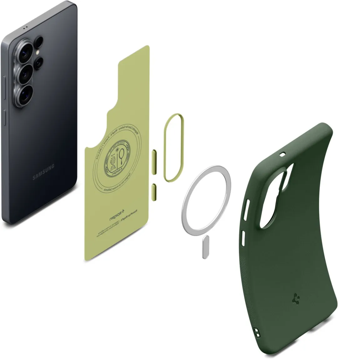 Spigen Nano Pop MagFit Backcover S26 Ultra - Avo Green - 8800337241600 - afbeelding 6 van 6