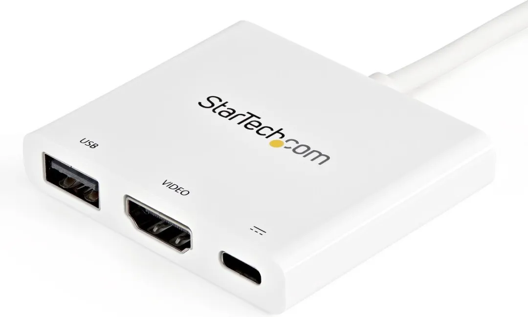 Startech CDP2HDUACPW USB-C Adapter - HDMI/USB 3.0 - 60W PD - Zwart