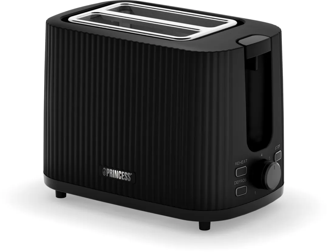 Princess Wave 142358 Broodrooster - 930W - 2 Sandwiches - Zwart