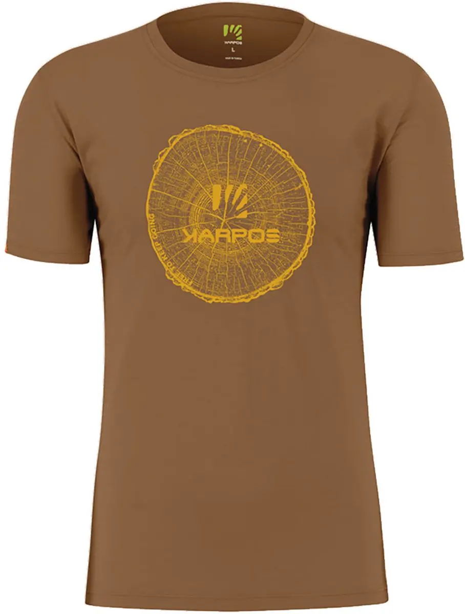 Karpos Anemone Evo T-shirt Met Korte Mouwen Bruin XL Man
