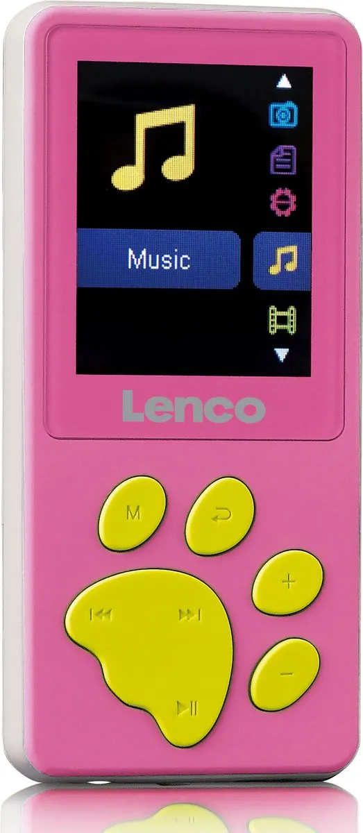 Lenco Xemio-560 MP3-speler 8GB - Roze