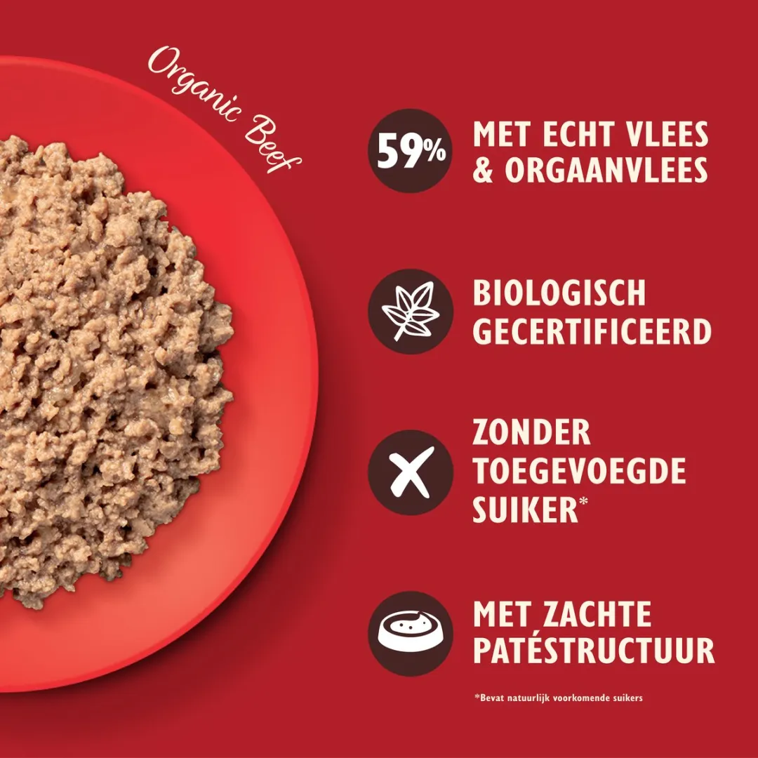 Lily's Kitchen Biologische Patés Multipack Kat - 32 Stuks