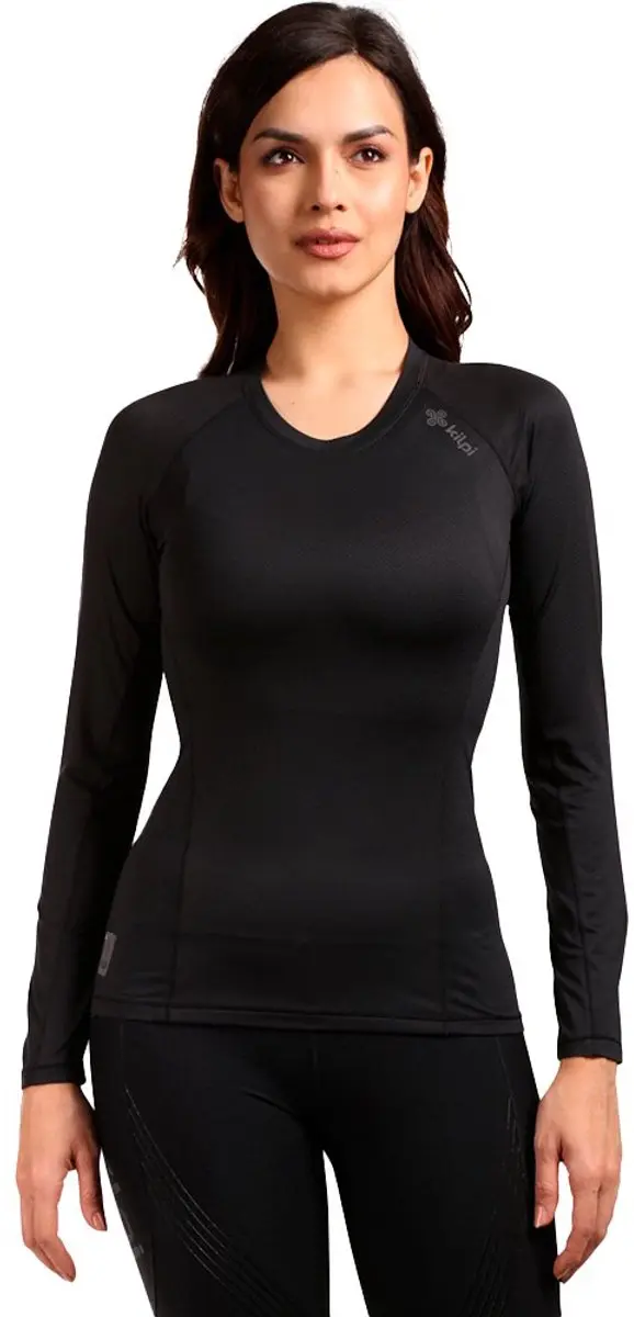 Kilpi Spoleto T-shirt Met Lange Mouwen Zwart 46 Vrouw