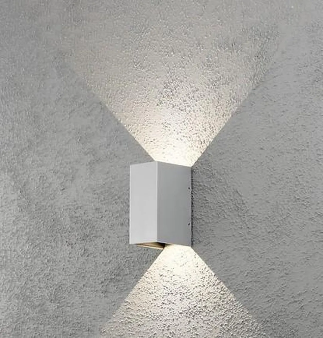 Konstsmide Cremona LED Wandlamp 6W - 2x - Matzilver