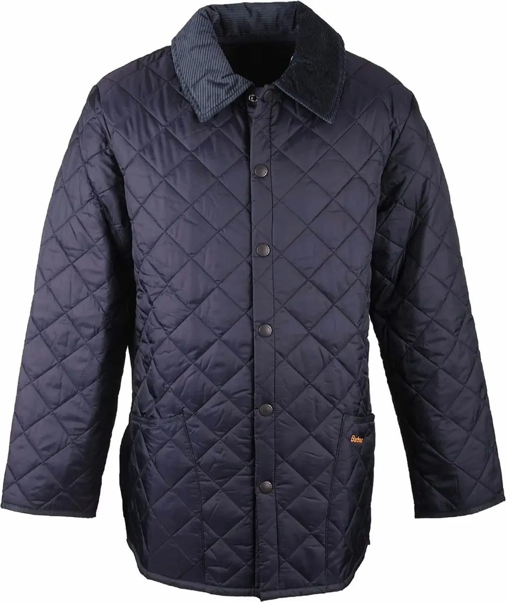 Barbour Liddesdale Jas Navy - Maat L - Heren - Gewatteerde jassen