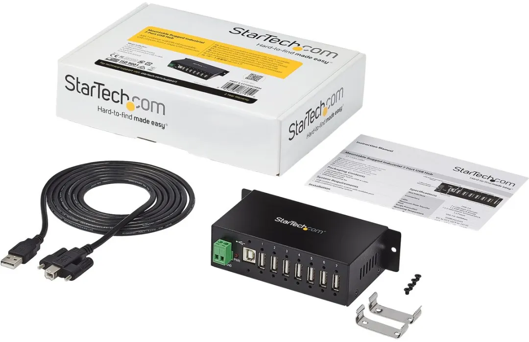 Startech ST7200USBM USB Hub - 7 Poorten - Zwart