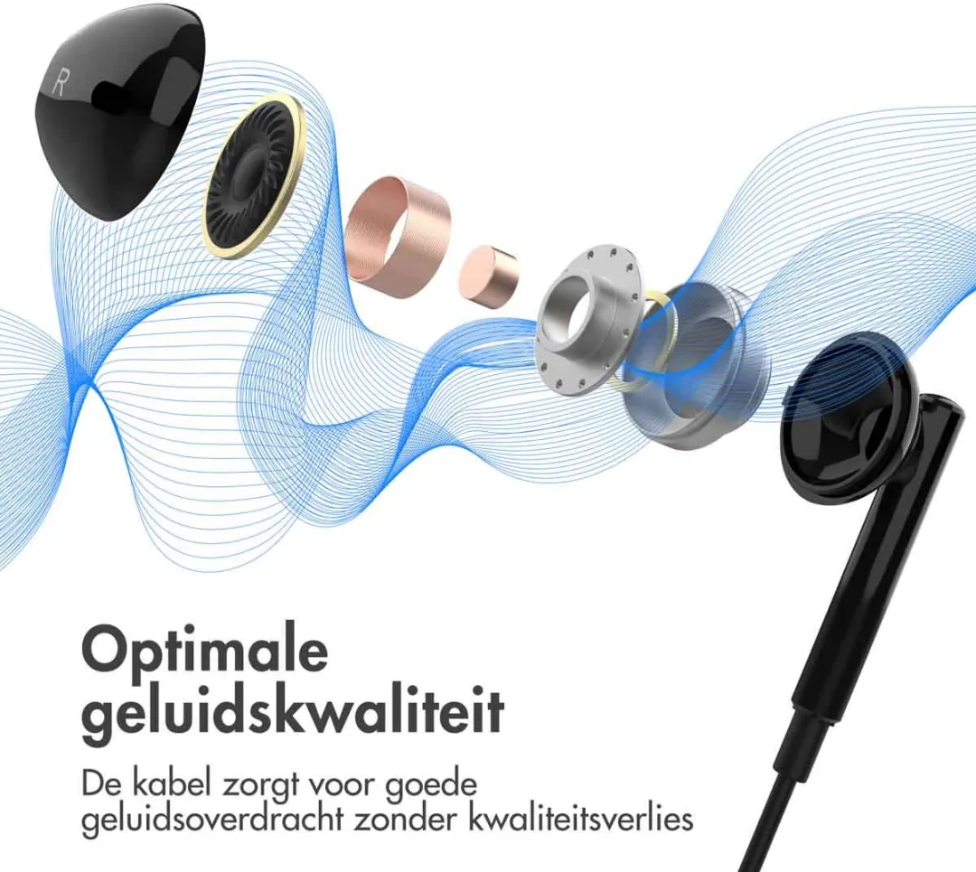Imoshion Wired In-Ear Headset SH00064880 - Zwart