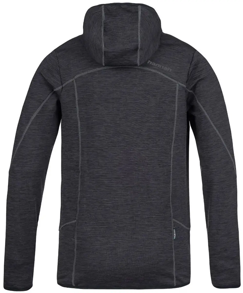 Hannah Damar Hoody Fleece Jack - Anthracite Mel - M - afbeelding 5 van 6