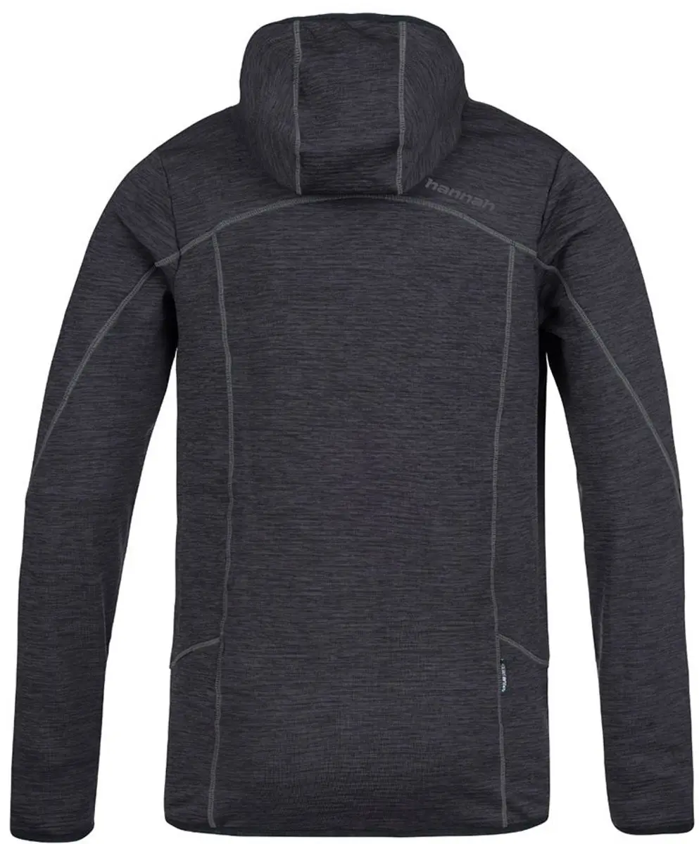 Hannah Damar Hoody Fleece Jack - Anthracite Mel - M - afbeelding 4 van 6