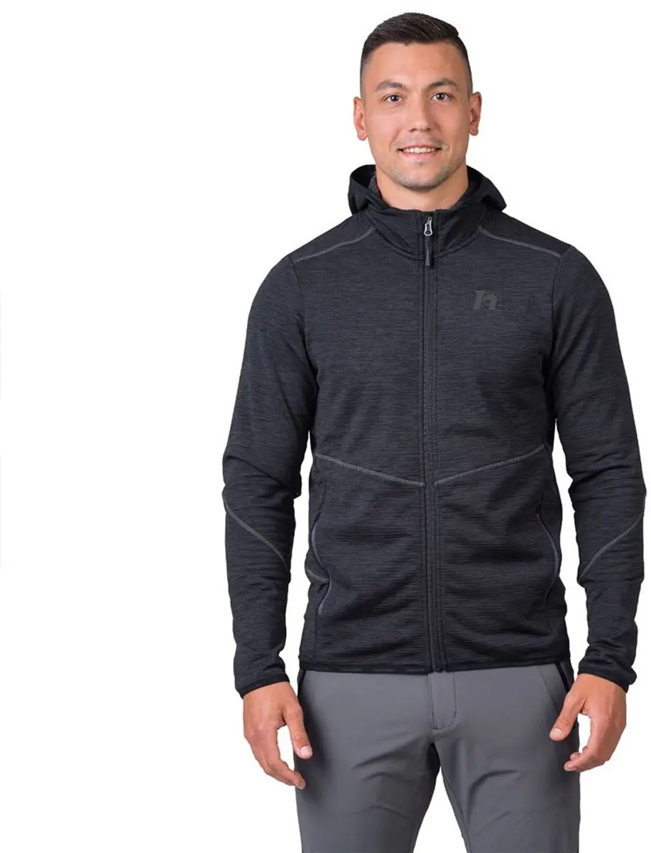 Hannah Damar Hoody Fleece Jack - Anthracite Mel - M