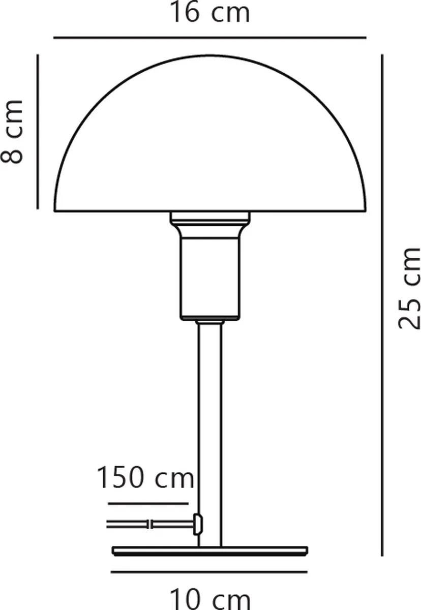 Nordlux Ellen Mini Tafellamp E14 - Blauw