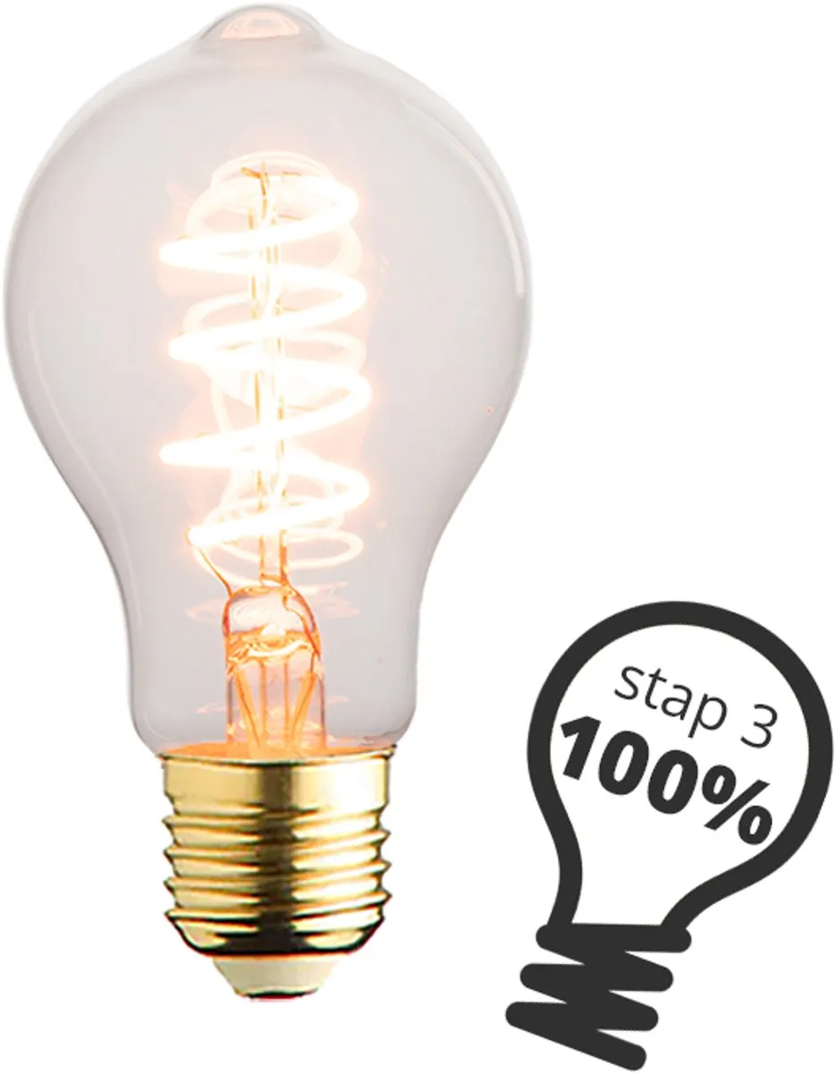 Lybardo E27 LED Lamp 3-pack - 5.5W 1800K - 3-staps dimbaar - afbeelding 5 van 6