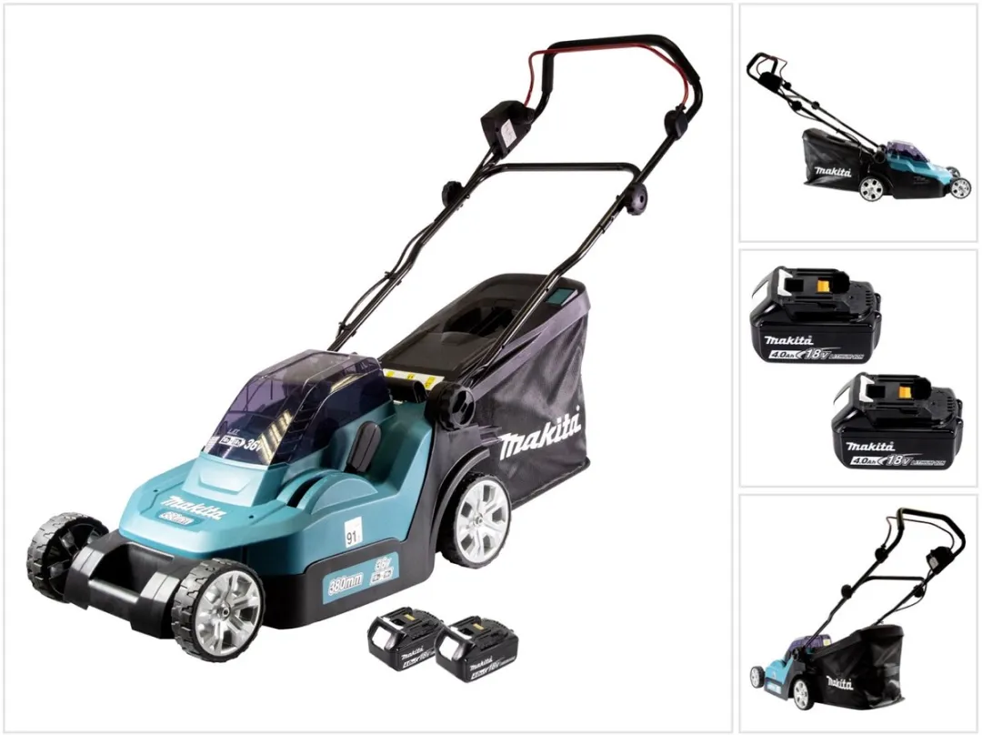 Makita DLM 382 M2 Accu Grasmaaier 36V