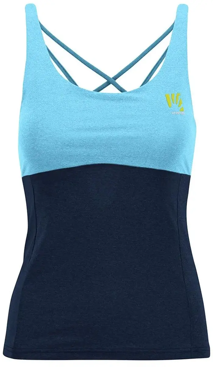 Karpos Bull Evo Mouwloos T-shirt Blauw S Vrouw