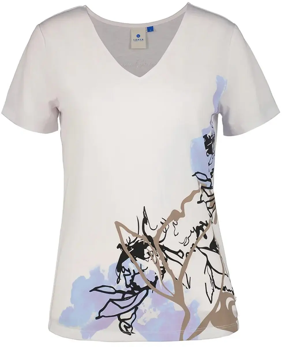 Luhta Ellis T-shirt Met Korte Mouwen Wit L Vrouw