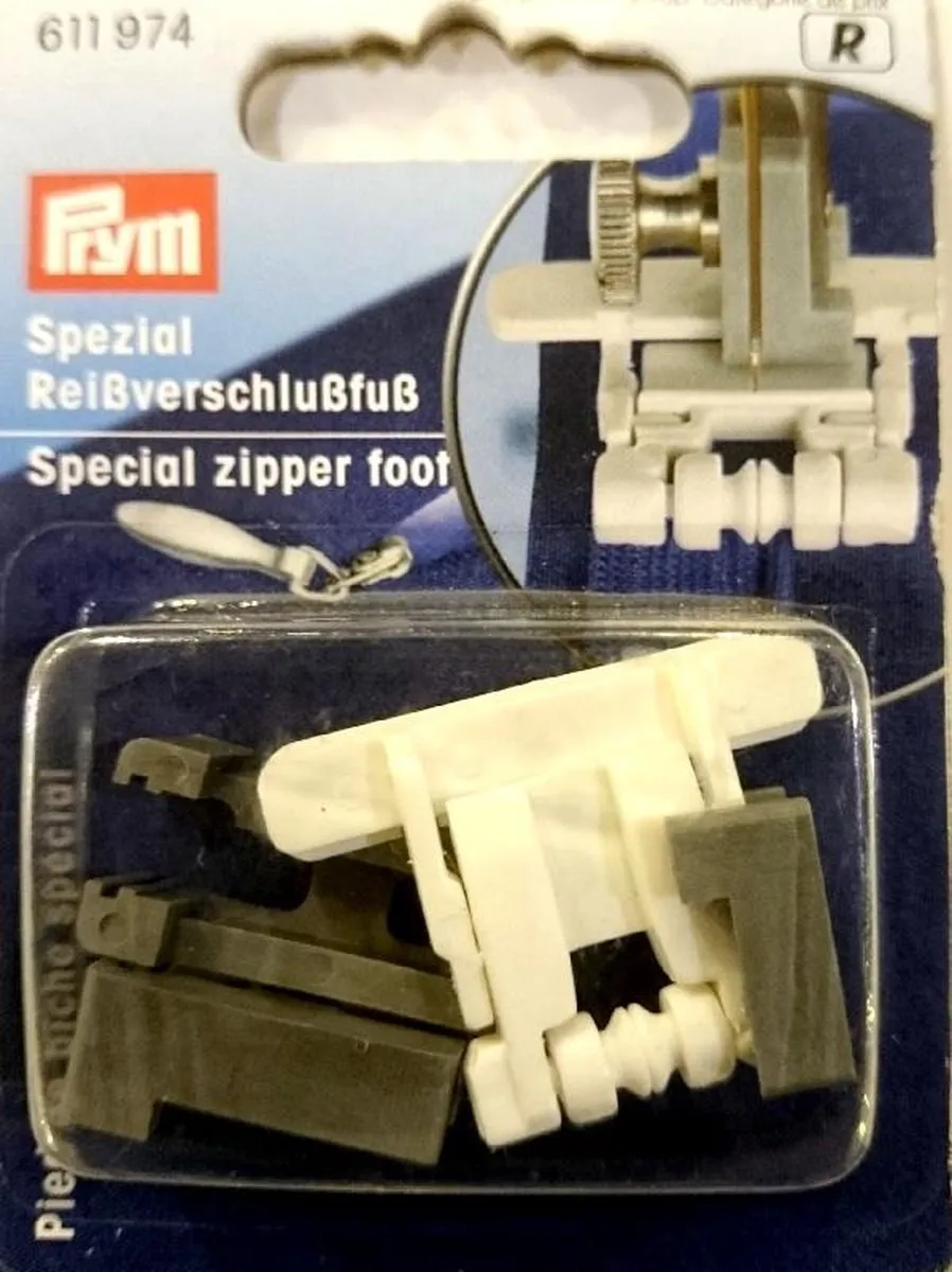 Prym Blinde Ritsvoet 611 974 - Grijs
