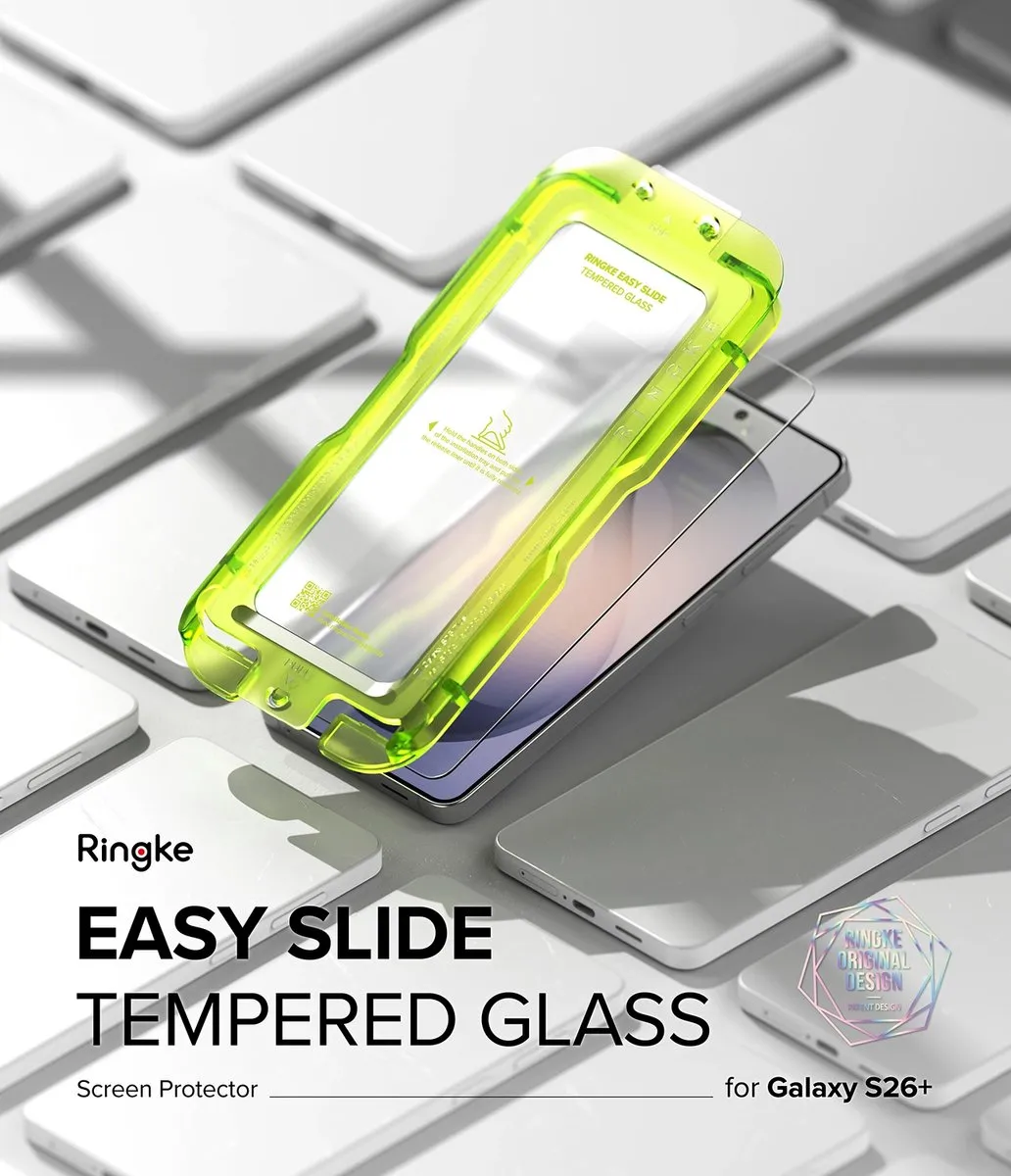 Ringke Screenprotector Samsung Galaxy S26+ - 2 Stuks - 9H Glas