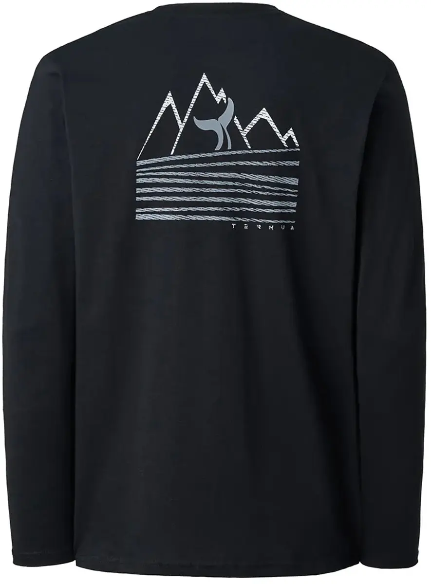 Ternua Durrel Regenerative T-shirt Lange Mouwen Zwart - XXL - afbeelding 2 van 4