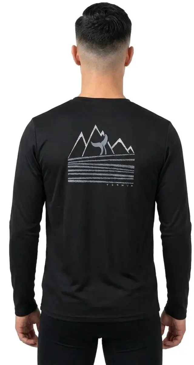 Ternua Durrel Regenerative T-shirt Lange Mouwen Zwart - XXL - afbeelding 4 van 4